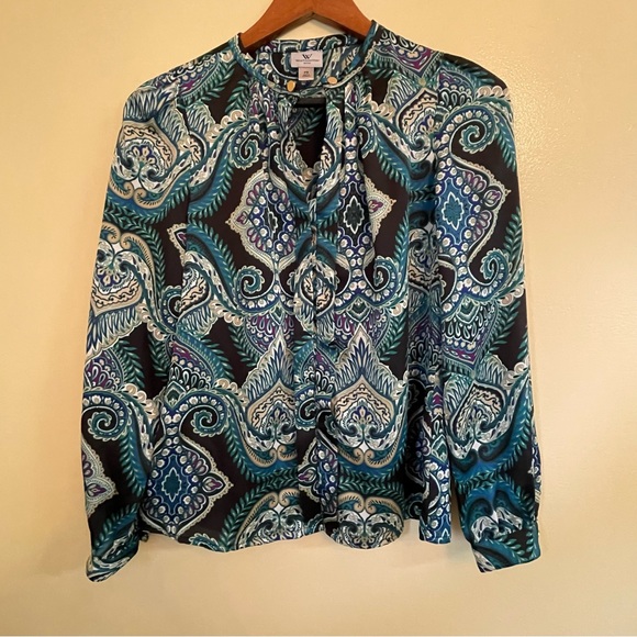 Worthington Tops - Worthington Petite Woman's Long Sleeve Shirt Size PS